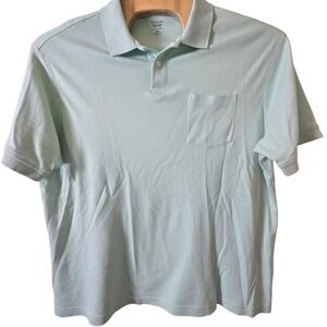 Roundtree & Yorke 2XB Light Green Supima Cotton Polo Shirt Big & Tall